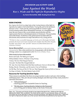 Karen Blumenthal's discussion guide for Jane Against the World